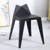 Lu Zi Furniture - Factory Direct sales of plastic spare PP stools, Plastic stools, rubber stools, living room adult stools, milk tea shop chairs Specification image